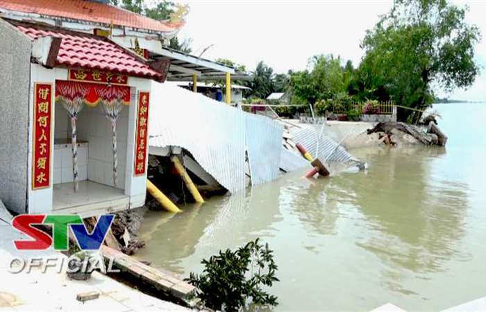 Long Phú: Tình hình sạt, lở diễn biến khó lường